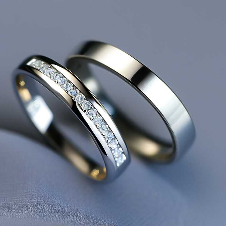 white gold wedding ring sets