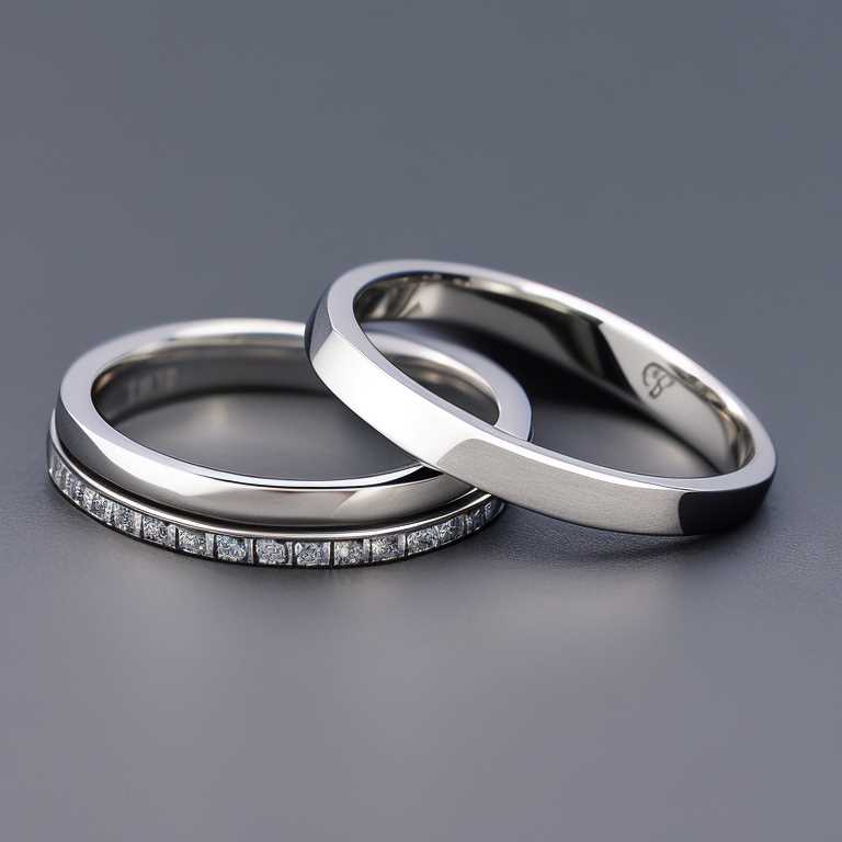 white gold wedding ring sets