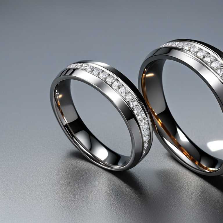 white gold wedding ring sets